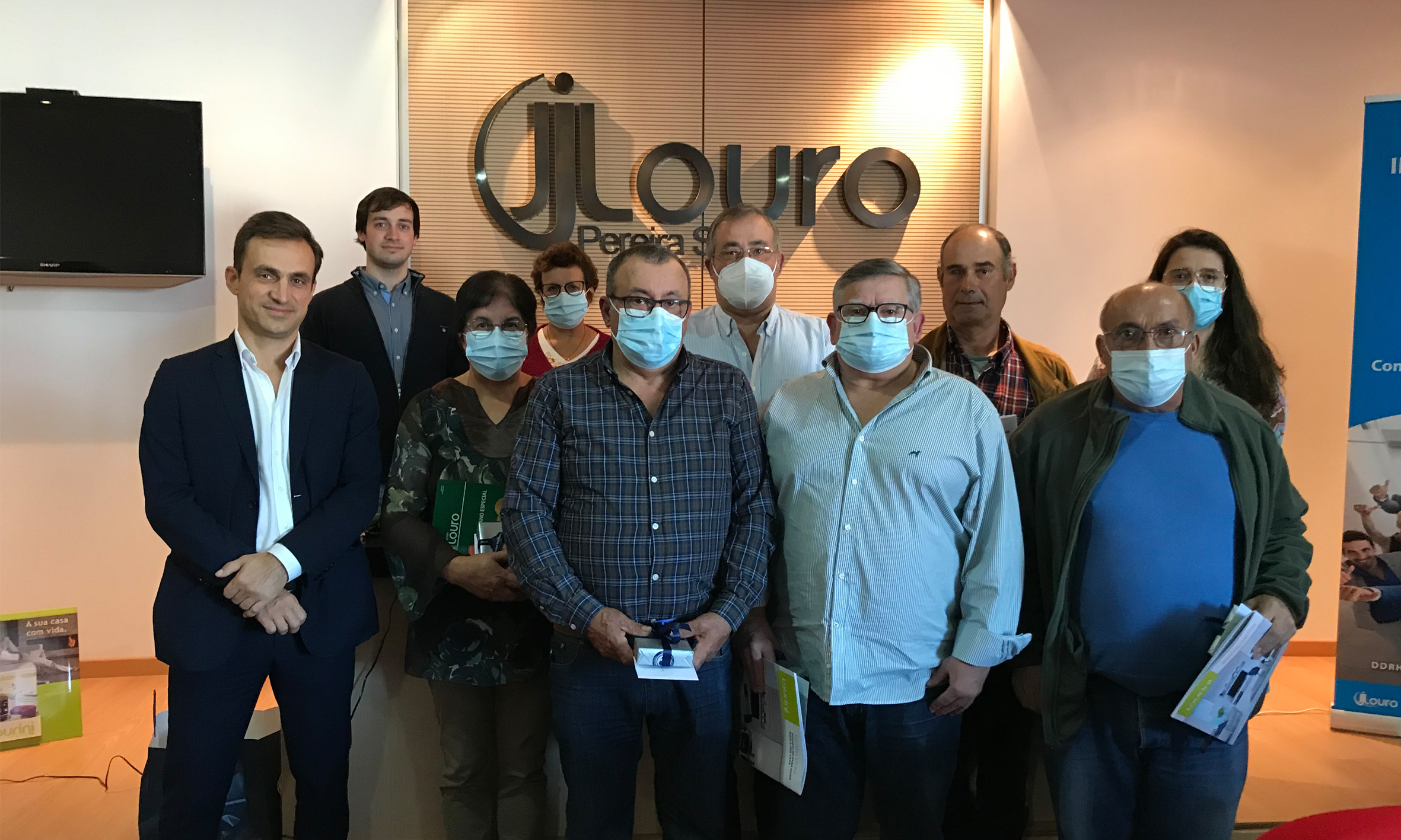 J.J. Louro homenageia Colaboradores que iniciam reforma