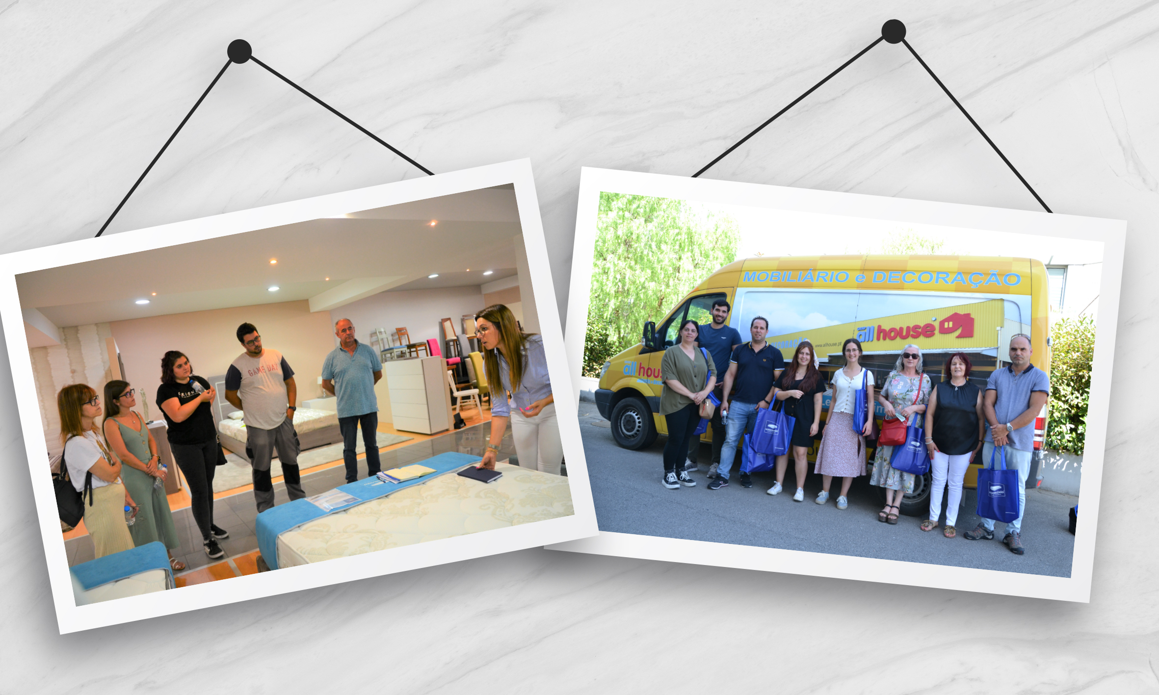 Equipas da All House visitam J.J. Louro