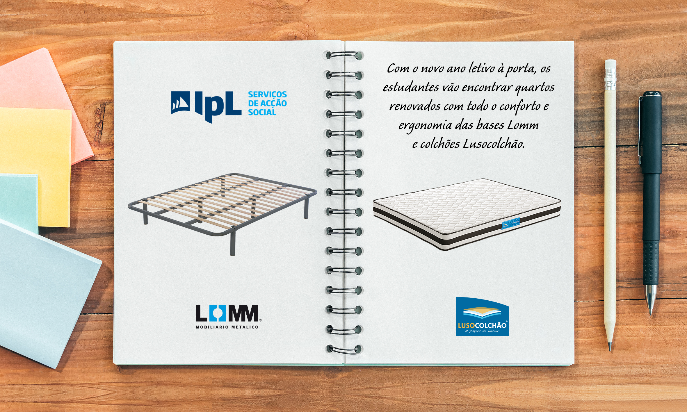 Lomm e Lusocolchão equipam residência do Politécnico de Lisboa