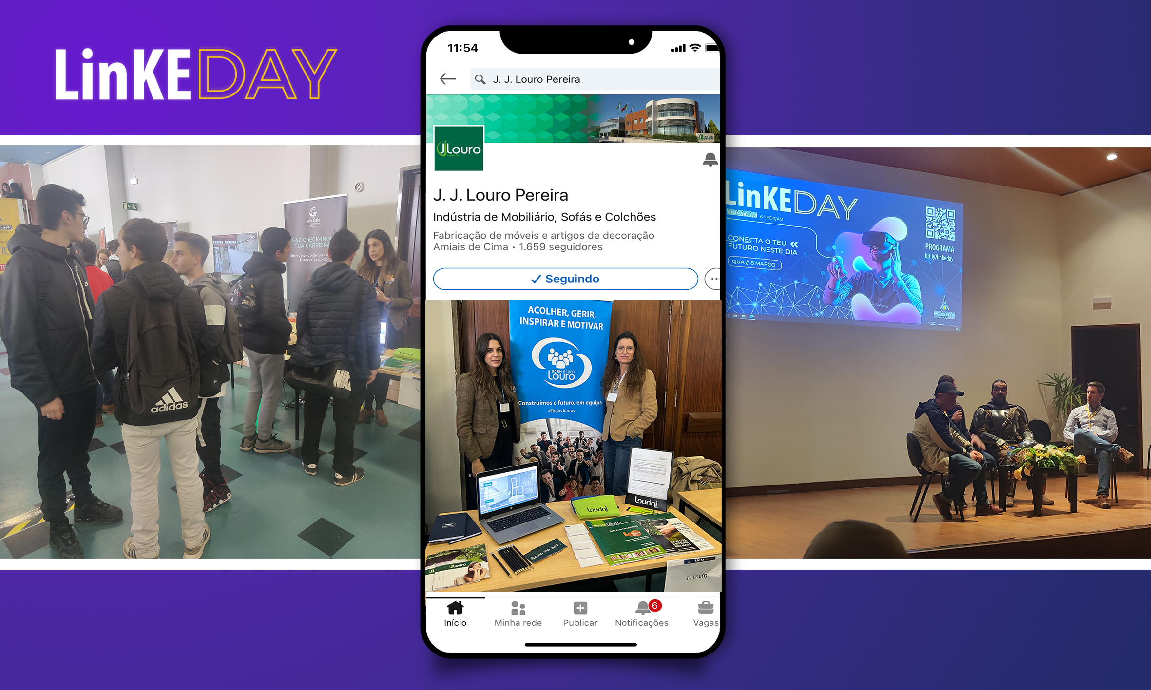 J.J. Louro presente no LinKEDAY da Escola Profissional Gustave Eiffel