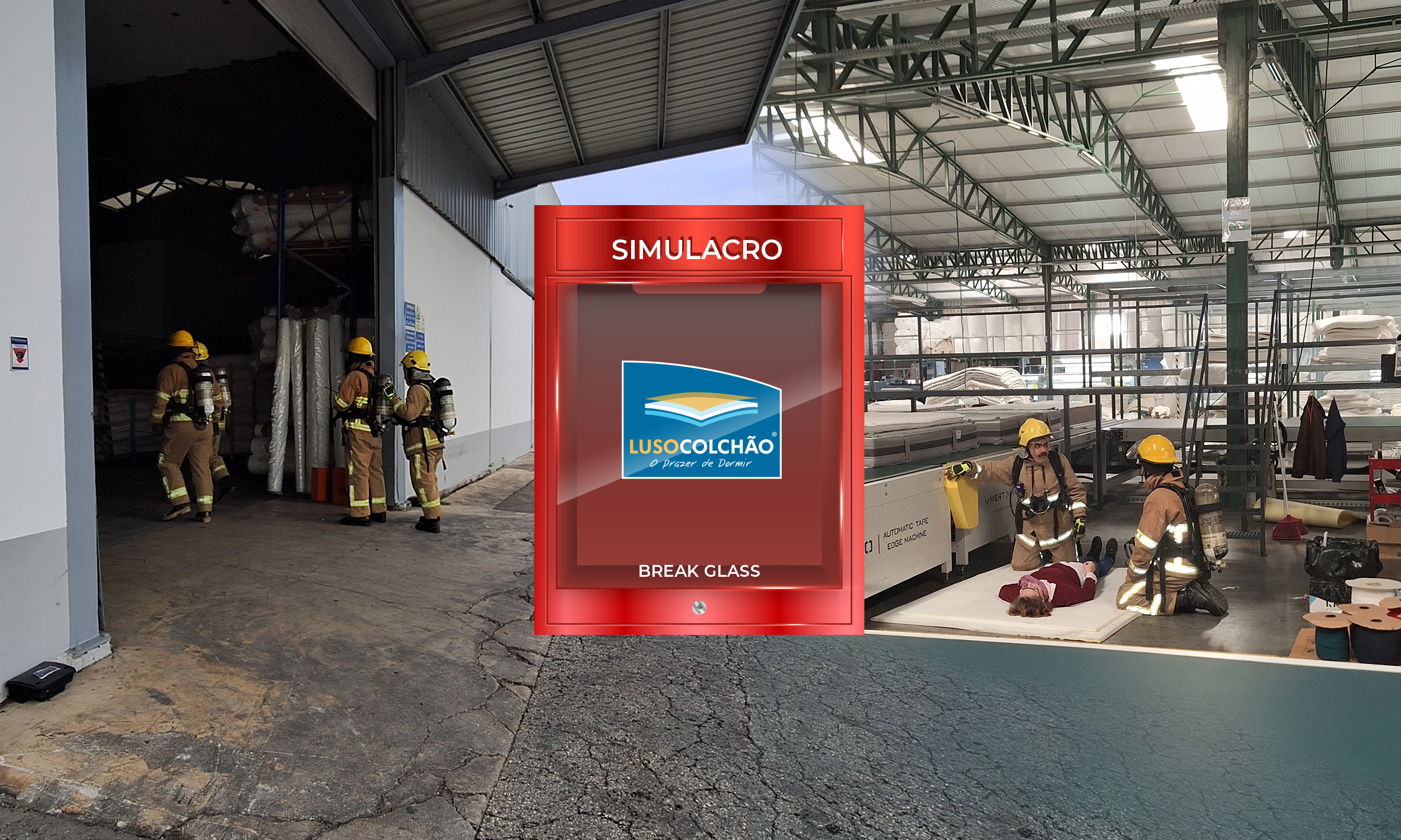 Exercice à Lusocolchão teste réaction aux tremblements de terre et incendies