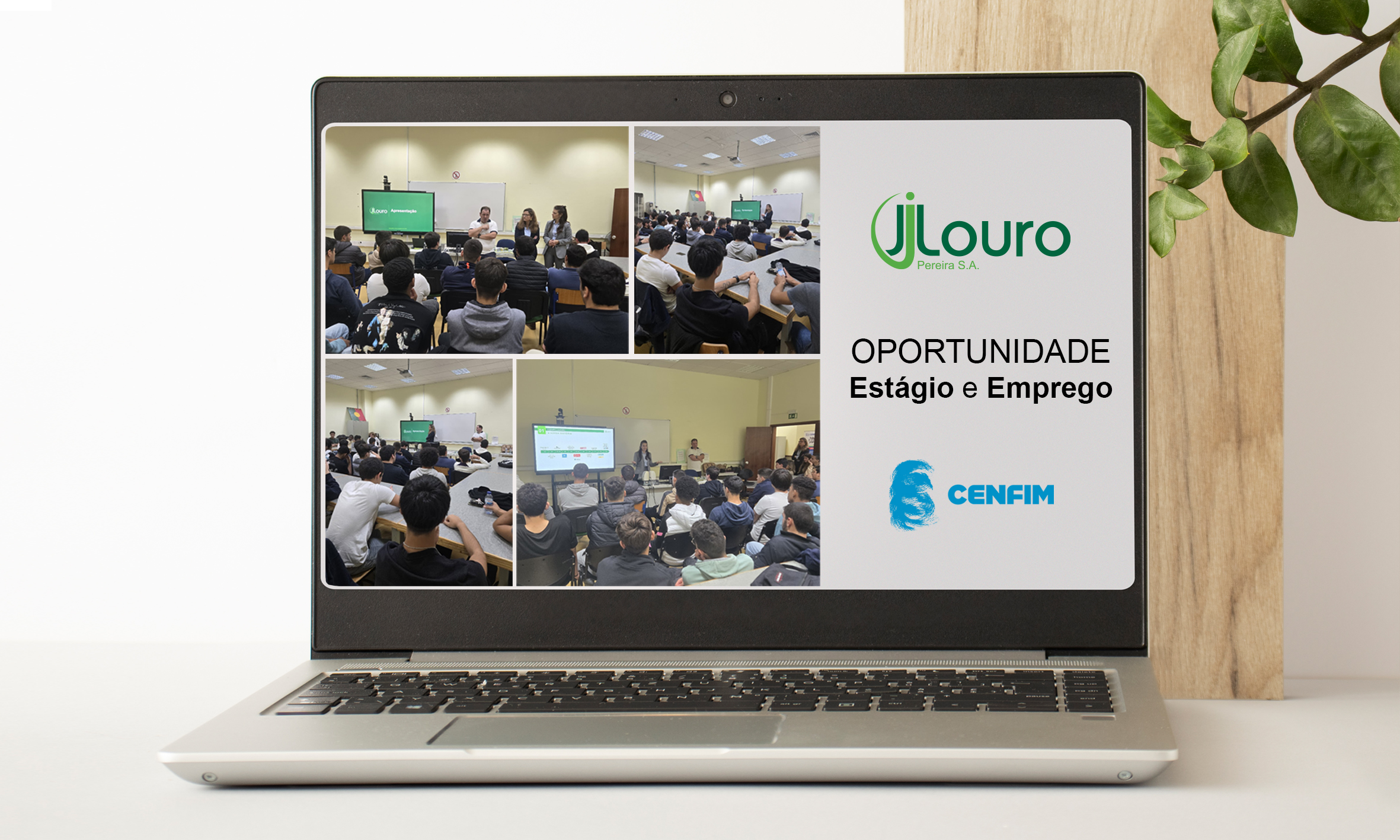 J.J. Louro présente opportunités de stage et emploi aux étudiants CENFIM