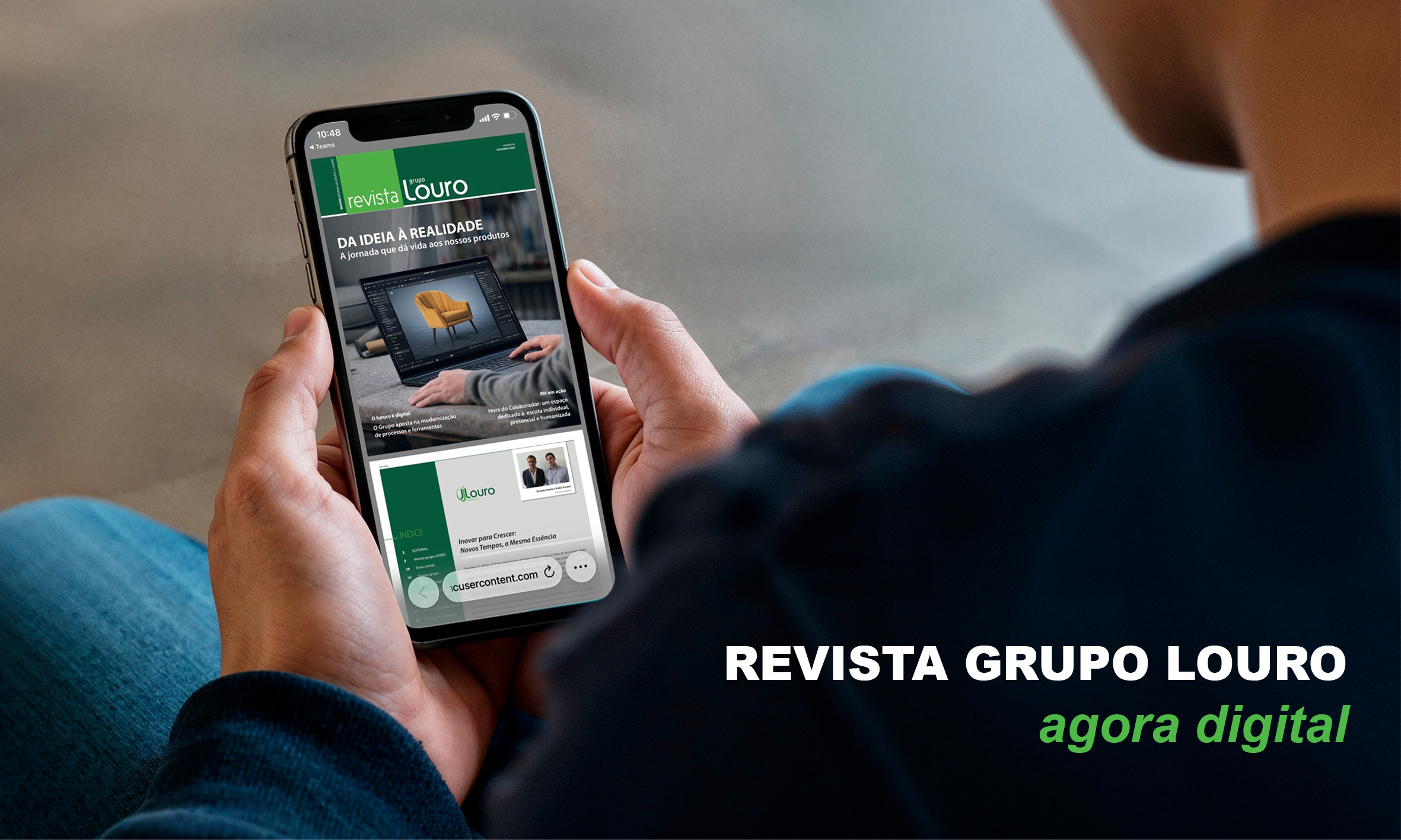 Grupo Louro Magazine is now digital